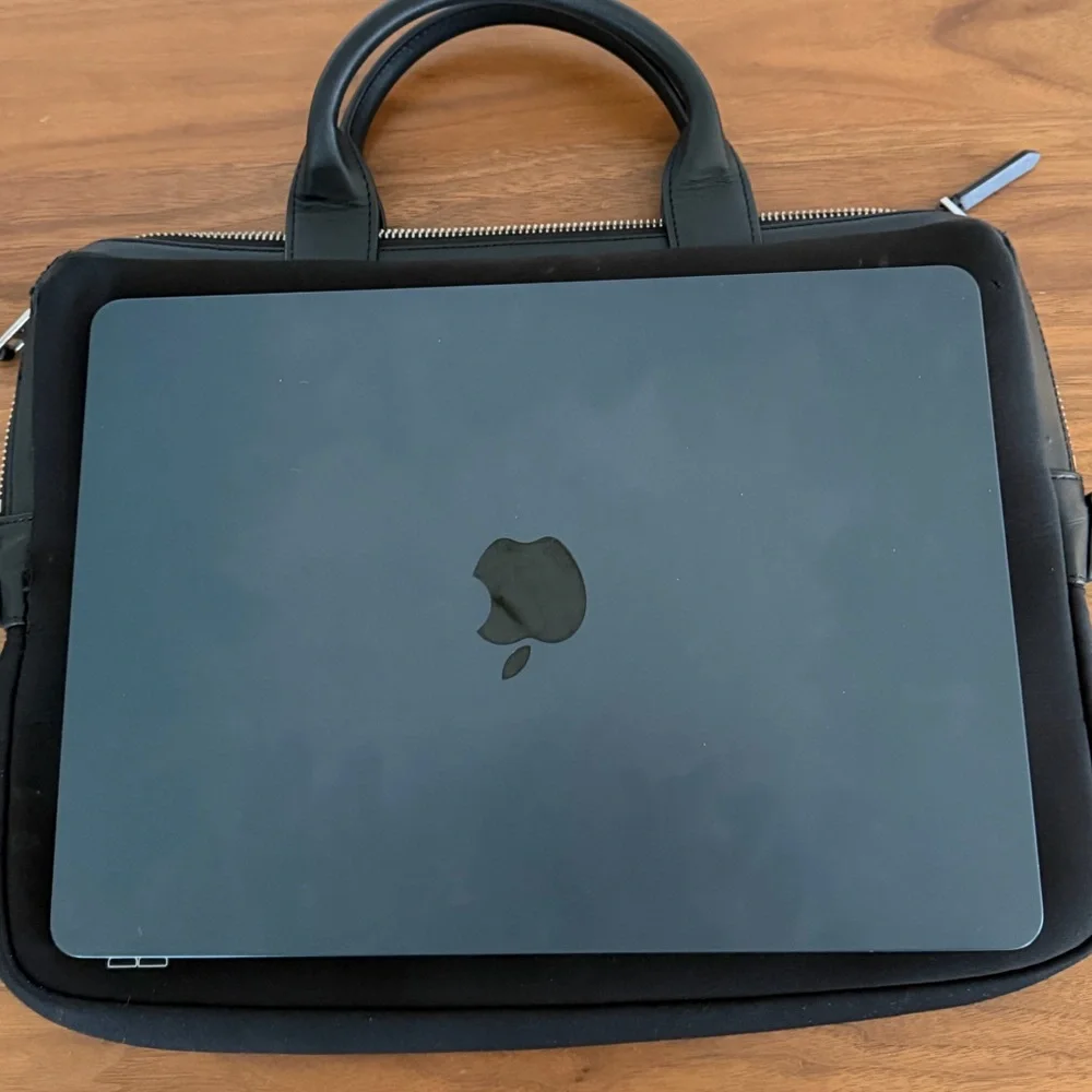 Karl Lagerfeld Logo Plaque Laptop Bag